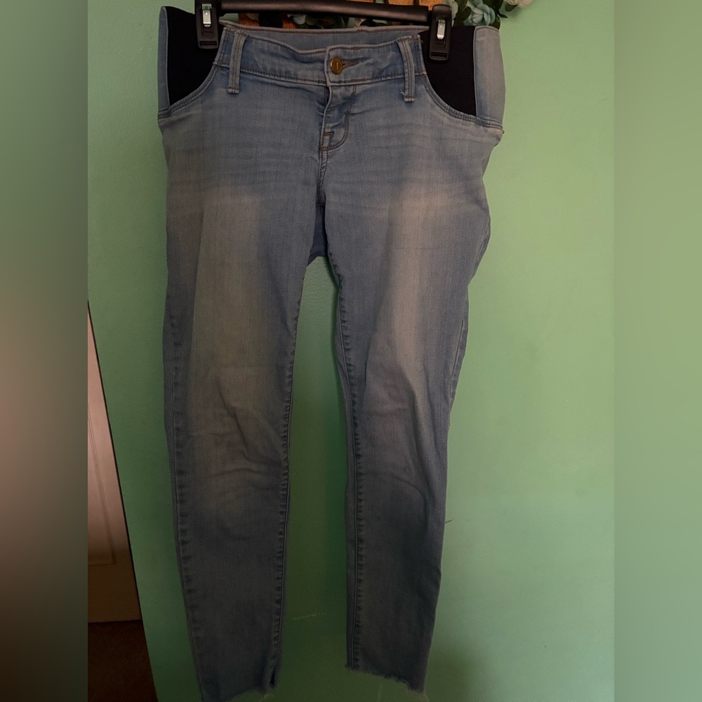 Isabel Maternity by Ingrid & Isabel Light Blue Skinny Jeans